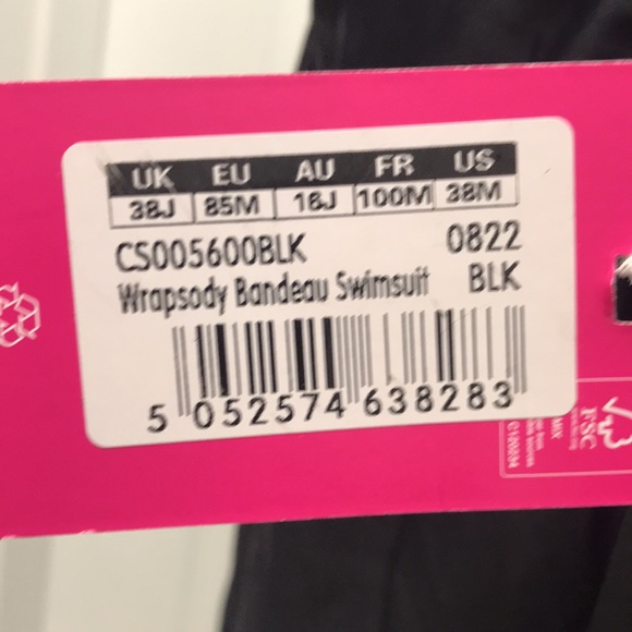 NWT Curvy Kate Wrapsody bandeau swimsuit - Picture 16 of 16